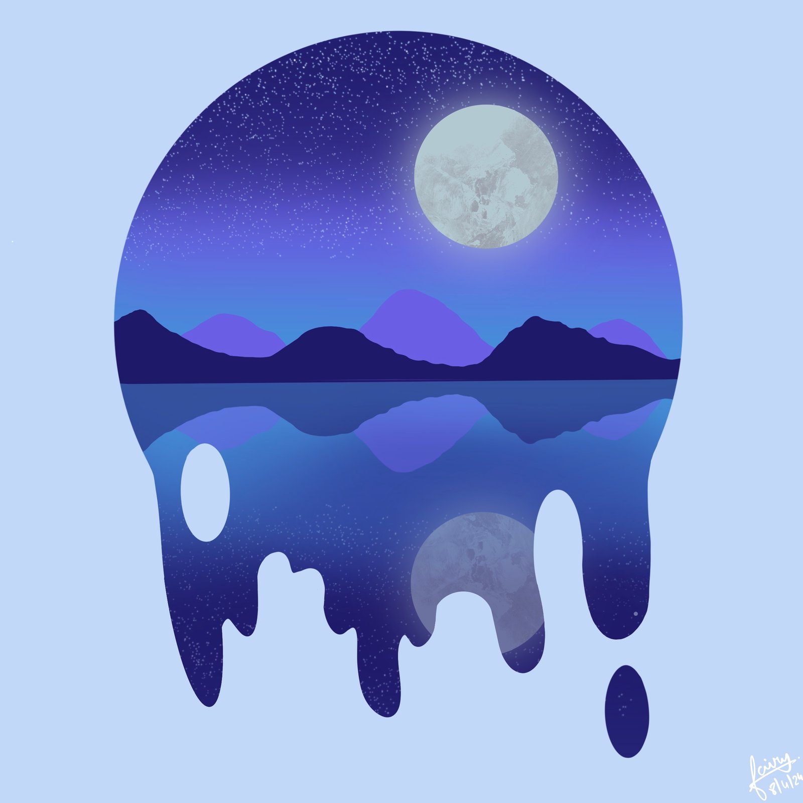 Moonlight Reflection